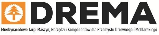 Logo DREMA - Międzynarodowe Targi Maszyn, Narzędzi i Komponentów Dla Przemysłu Drzewnego i Meblarskiego