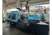 Wtryskarka Sumitomo Demag Systec 100/420-310 z robotem Sepro SR SDR11 S3 TRANS / Maszyna hybrydowa, 100 t, 2013 - zdjęcie