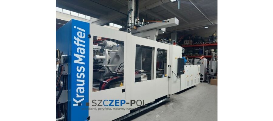 Krauss Maffei KM 400-3000 GX Blue Power z robotem Krauss Maffei LRX 250 / Godziny pracy: ca. 19.000 h w trybie automatycznym, 400 t, 2018 - zdjęcie