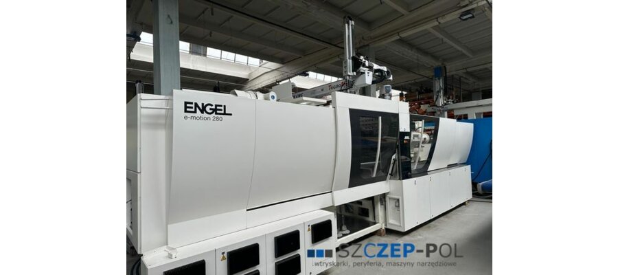Engel e-Motion 740/280 T WP z robotem TecnoMatic / Maszyna elektryczna / Godziny pracy: ca. 9000 h w trybie automatycznym , 280 t, 2016 - zdjęcie