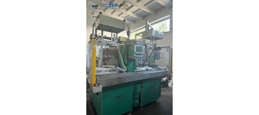 Arburg OK-C S350-60 / Wtryskarka pionowa ze stołem przesuwnym / Bardzo dobry stan techniczny, 35 t, 2008 - zdjęcie