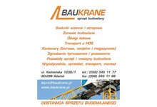 BAUKRANE - maszyny i sprzęt budowlany - zdjęcie