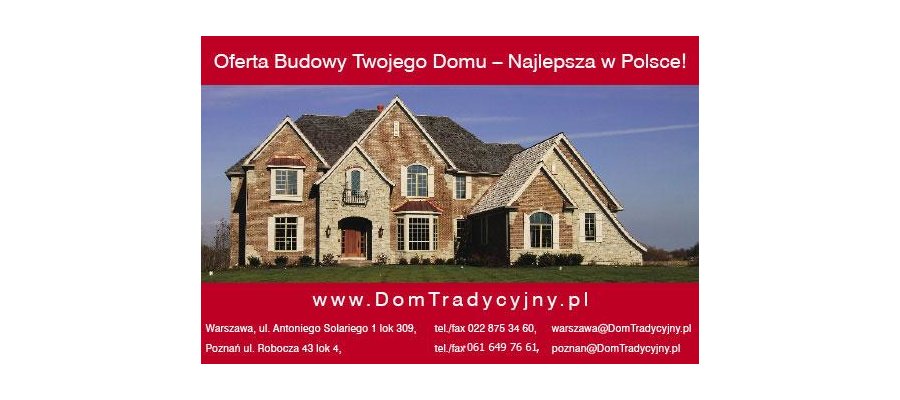 Oferta Budowy Twojego Domu Najlepsza w Polsce! - zdjęcie