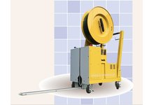 Maszyna spinająca produkty na paletach taśmą PP i PET - zdjęcie