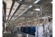 Kompletna instalacja odpylająca dla 3 maszyn stolarskich o zapotrzebowaniu do 10 000m3/h powietrza - zdjęcie