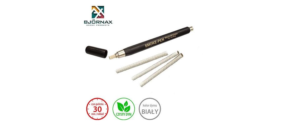Długopis dymowy Bjornax Smoke-Pen + 3 wkłady - zdjęcie