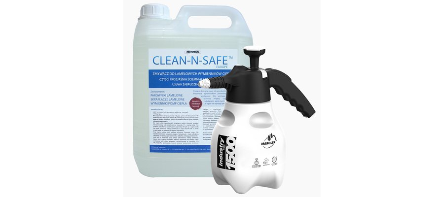 Środek do czyszczenia klimatyzatorów CLEAN-N-SAFE (koncentrat 5l) + spryskiwacz 1,5l - zdjęcie