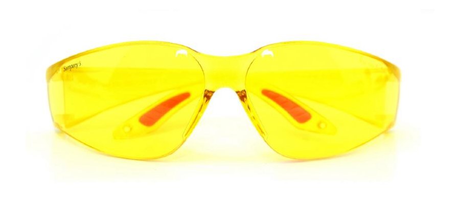 Okulary ochronne wzmacniające kontrast do lamp UV SA-750Y - zdjęcie