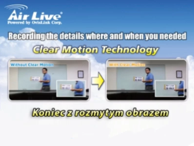 Innowacyjna technologia Clear Motion pozwala na rejestrowanie wszystkich istotnych szczegółów. - zdjęcie