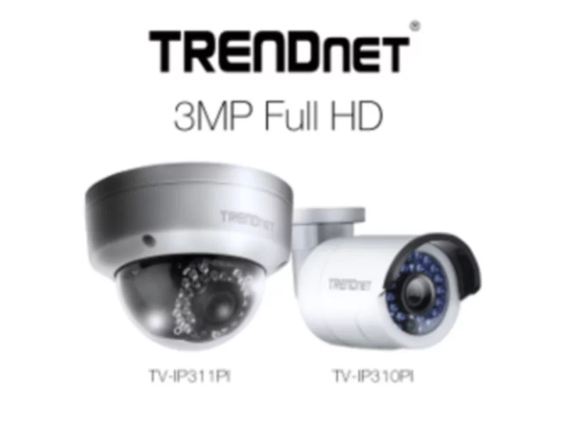 TRENDnet wprowadza zewnętrzne kamery sieciowe o rozdzielczości 3 megapikseli - zdjęcie