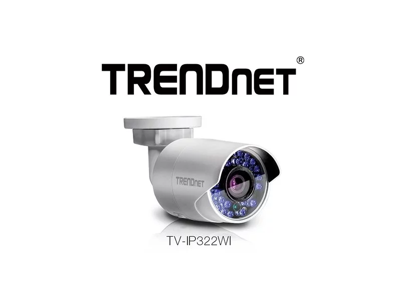 TRENDnet wprowadza kompaktową zewnętrzna kamerę WiFi TV-IP322WI zdjęcie