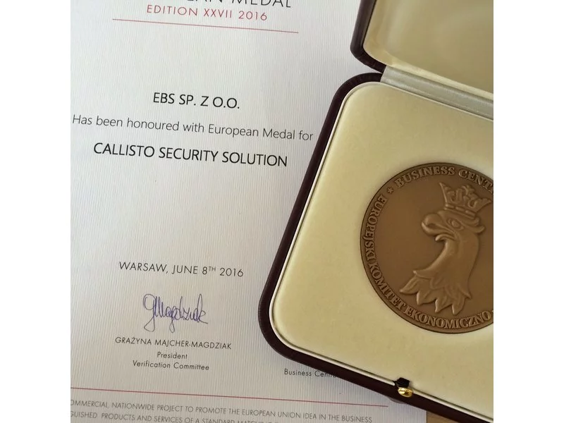 Europejski Medal dla Callisto zdjęcie