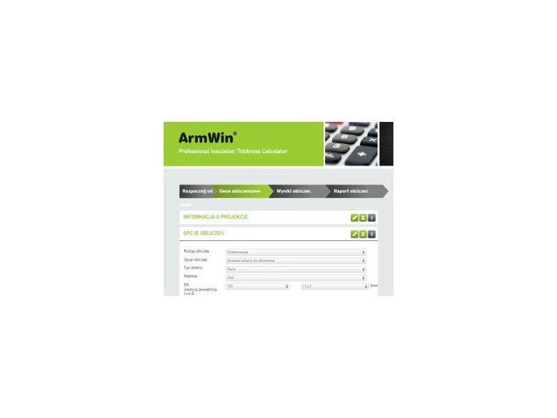 Dobieramy otulinę - program obliczeniowy ArmWin firmy Armacell zdjęcie