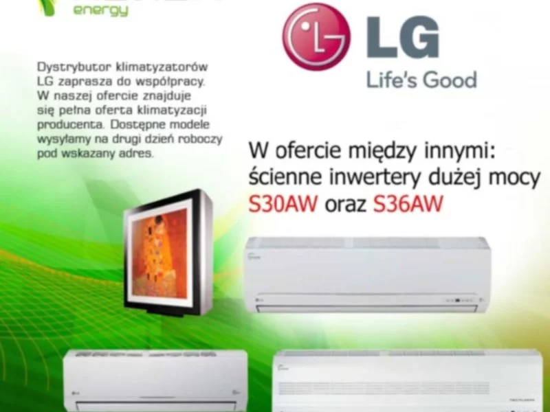 Klimatyzatory LG - pełna dostępność - zdjęcie