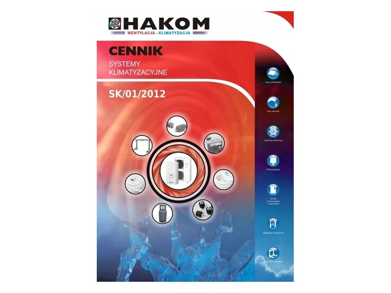 Firma HAKOM udostępnia NOWY CENNIK - Systemy klimatyzacyjne zdjęcie