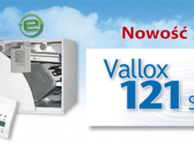 Vallox 121 SE — nowy rekuperator - zdjęcie