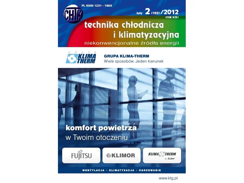 Nowy numer "Technika Chłodnicza i Klimatyzacyjna" 2 (192) 2012 zdjęcie