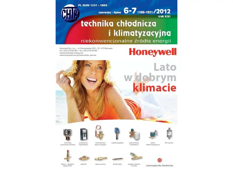 Nowy numer "Technika Chłodnicza i Klimatyzacyjna" 6-7 (196-197) 2012 zdjęcie