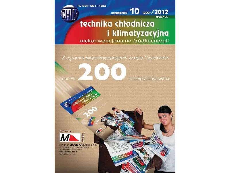 Nowy numer "Technika Chłodnicza i Klimatyzacyjna" 10 (200) 2012 zdjęcie