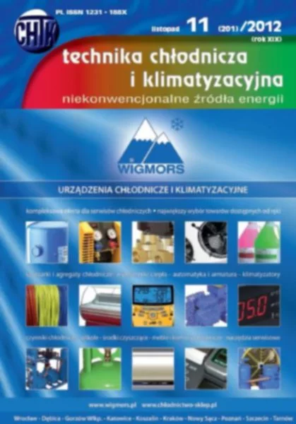 Nowy numer "Technika Chłodnicza i Klimatyzacyjna" 11(201)/2012 - zdjęcie