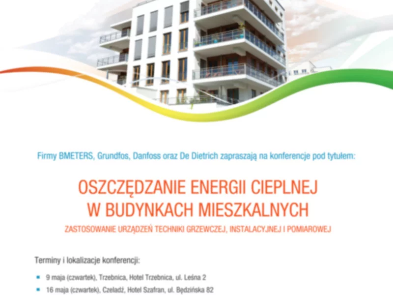 Cykl konferencji o oszczędzaniu energii cieplnej w budynkach mieszkalnych - zdjęcie