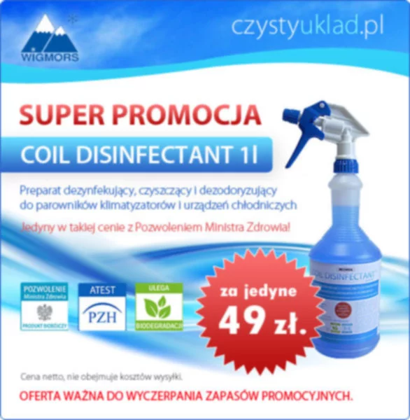Wznawiamy super promocję na Coil Disinfectant! - zdjęcie