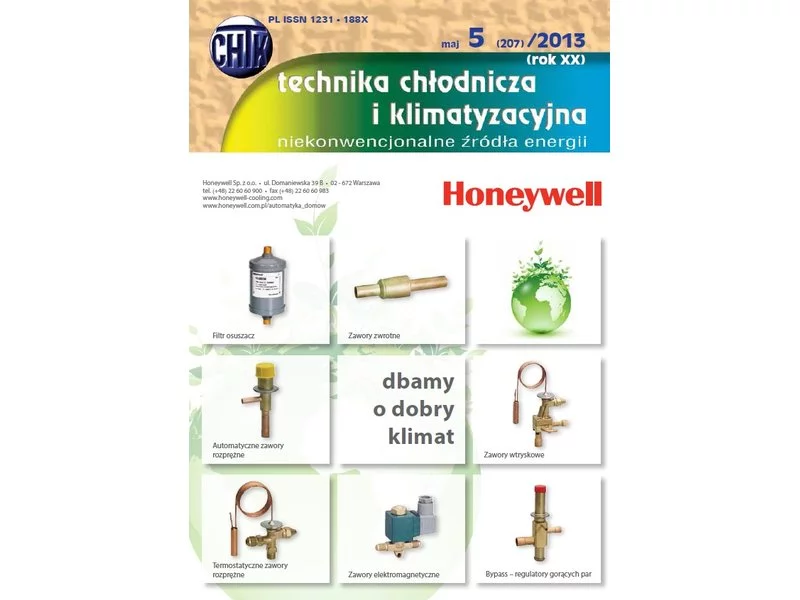 Nowy numer "Technika Chłodnicza i Klimatyzacyjna" 5(207)/2013 zdjęcie