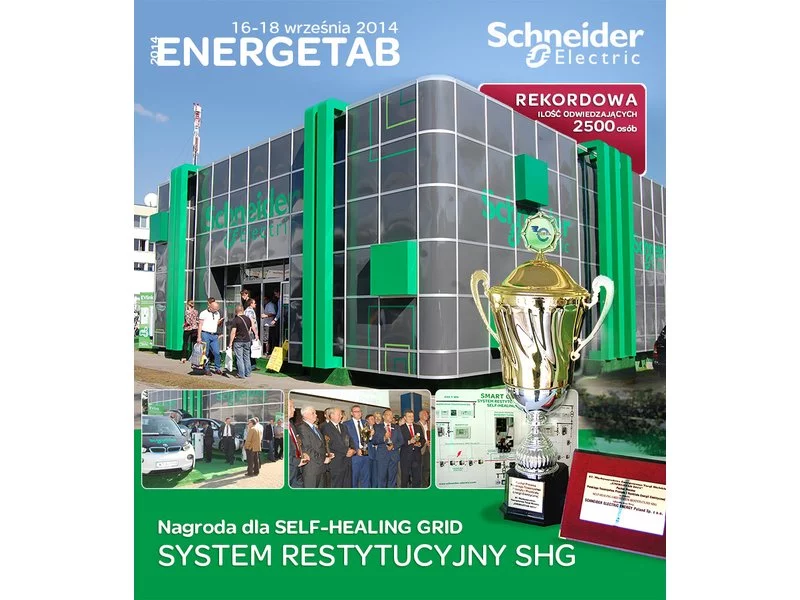 Nowości od Schneider Electric oraz nagroda za najlepszy produkt podczas targów Energetab 2014 zdjęcie