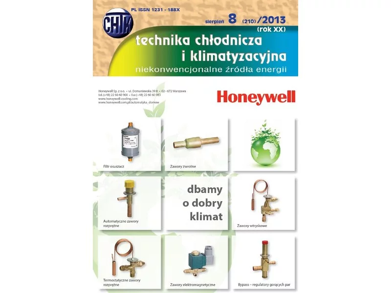 Nowy numer "Technika Chłodnicza i Klimatyzacyjna" 8(210)/2013 zdjęcie