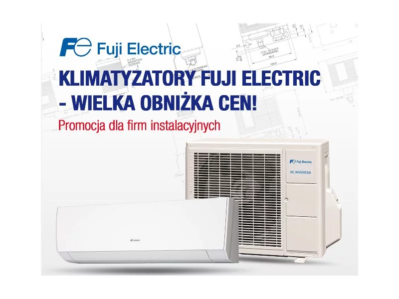 Klimatyzatory FUJI ELECTRIC &#8211; wielka obniżka cen! zdjęcie