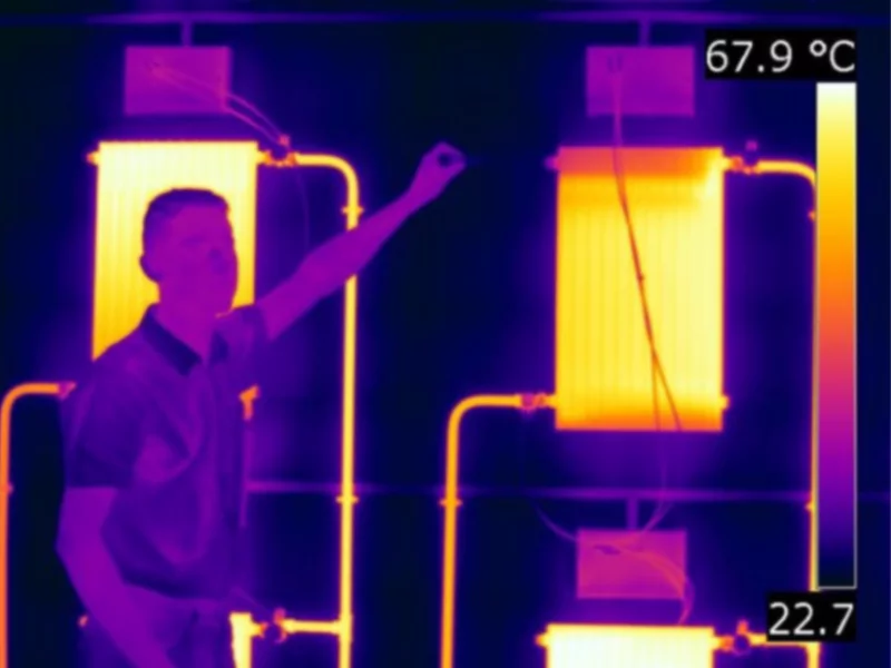 iBROS: Kontrola izolacji budynku oraz systemu HVAC z kamerą termowizyjną FLIR - zdjęcie