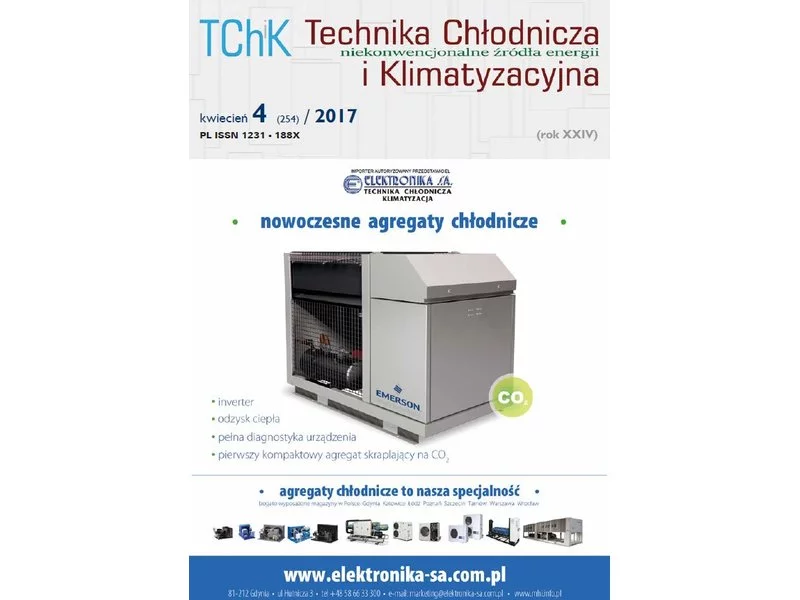 Nowy numer "Technika Chłodnicza i Klimatyzacyjna" 4(254)/2017 zdjęcie