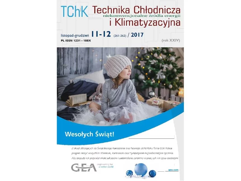 Nowy numer "Technika Chłodnicza i Klimatyzacyjna" 11-12/2017 zdjęcie
