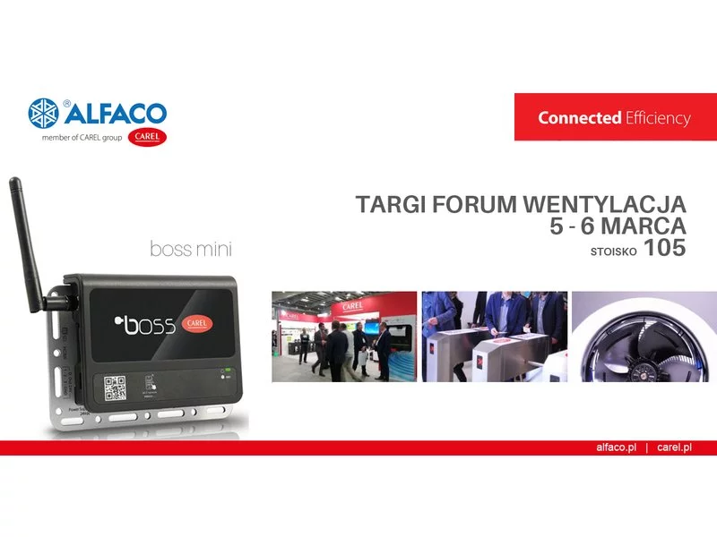 ALFACO - CAREL na Targach Forum Wentylacja 2019 zdjęcie