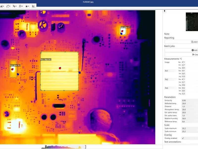 FLIR przedstawia oprogramowanie Thermal Studio dla operatorów kamer termowizyjnych do automatycznego przetwarzania zdjęć termowizyjnych - zdjęcie