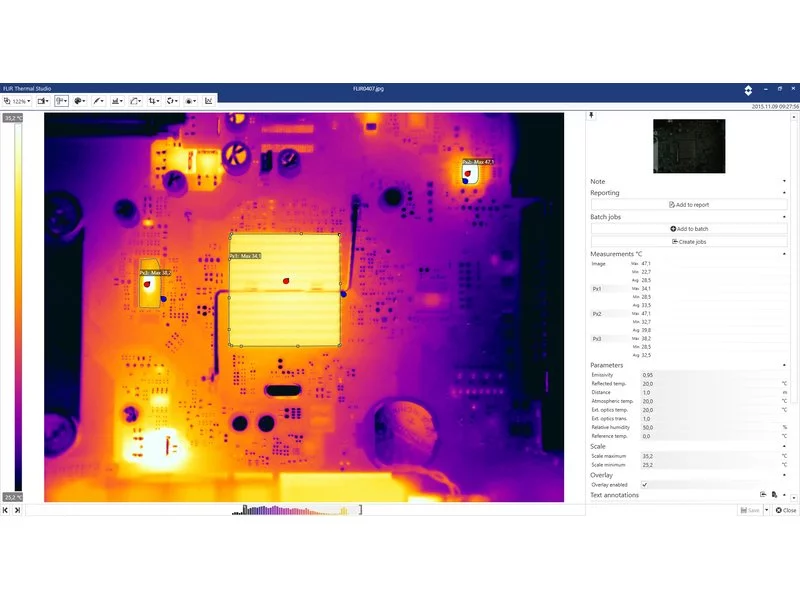 FLIR przedstawia oprogramowanie Thermal Studio dla operatorów kamer termowizyjnych do automatycznego przetwarzania zdjęć termowizyjnych zdjęcie