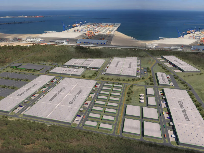 Goodman wygrywa przetarg na realizację centrum przemysłowo-logistycznego o powierzchni 500,000 m2  w porcie gdańskim - zdjęcie