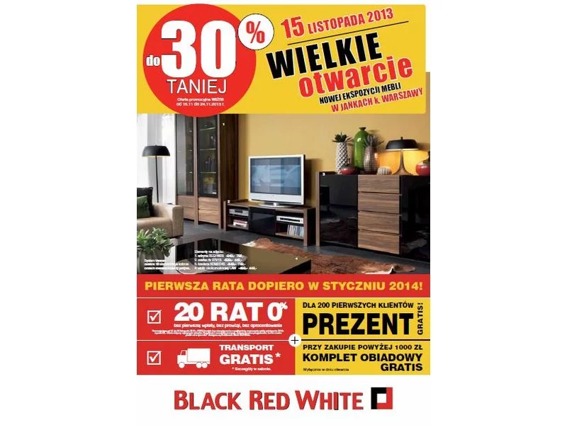 Firma Black Red White zakończyła przebudowę salonu firmowego w Jankach zdjęcie