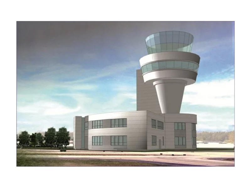 Wmurowano kamień węgielny pod budowę wieży kontroli lotów na poznańskim lotnisku Ławica zdjęcie