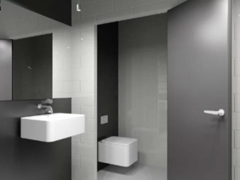 Pięć pomysłów na aranżację łazienki w biurowcu - zdjęcie