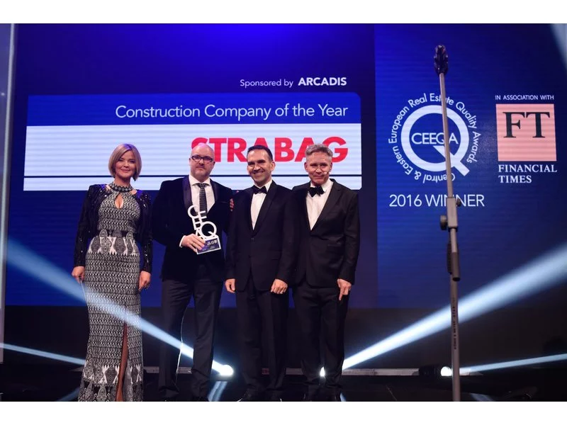 CEEQA: STRABAG najlepszą firmą roku w Europie Środkowo-Wschodniej i Południowo- Wschodniej zdjęcie