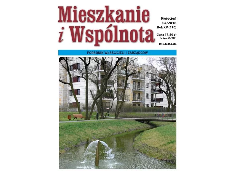 Mieszkanie i Wspólnota Nr 4/2016 zdjęcie