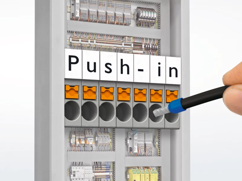 Technologia połączeń przewodów Push-in - zdjęcie