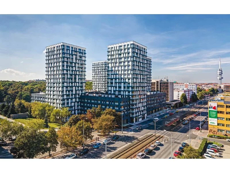 Metrostav wybudował 682 mieszkania w Residence Garden Towers w Pradze zdjęcie