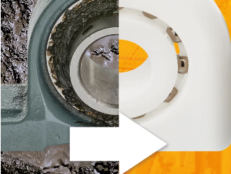 Wyeliminuj środki smarne! Łożyska stojakowe od igus wykonane z tworzywa sztucznego zastępują rozwiązania metalowe - zdjęcie