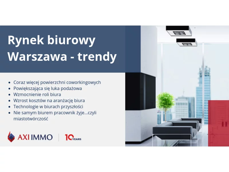 Trendy na rynku biurowym w 2019 r. zdjęcie