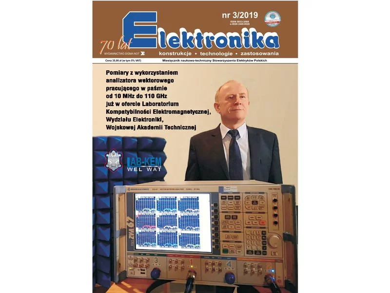 Nowy numer: ELEKTRONIKA - KONSTRUKCJE, TECHNOLOGIE, ZASTOSOWANIA nr 3/2019 zdjęcie