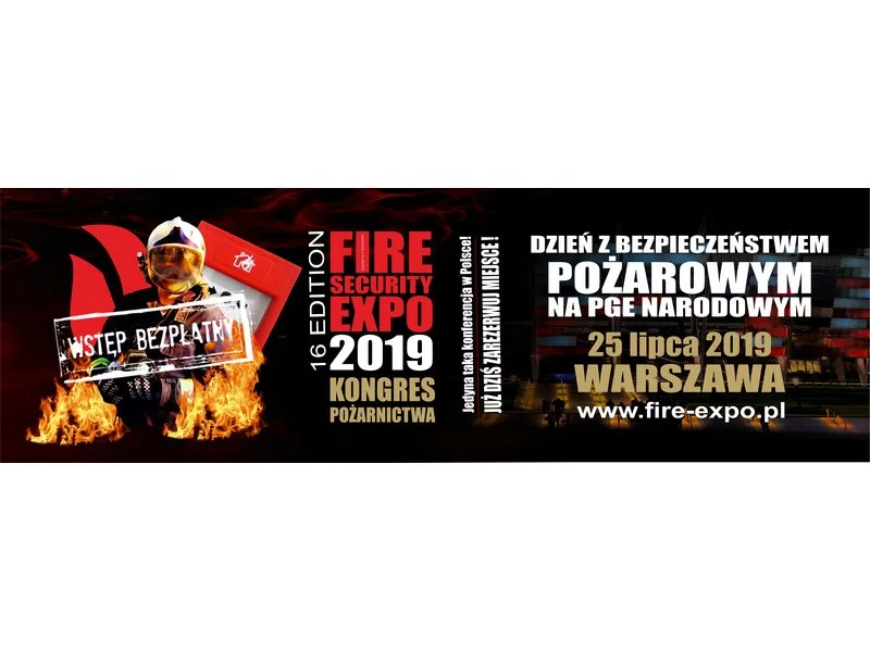 Dzień z bezpieczeństwem pożarowym na PGE NARODOWY. Przyjdź na Kongres Pożarnictwa FIRE SECURITY EXPO 2019 zdjęcie