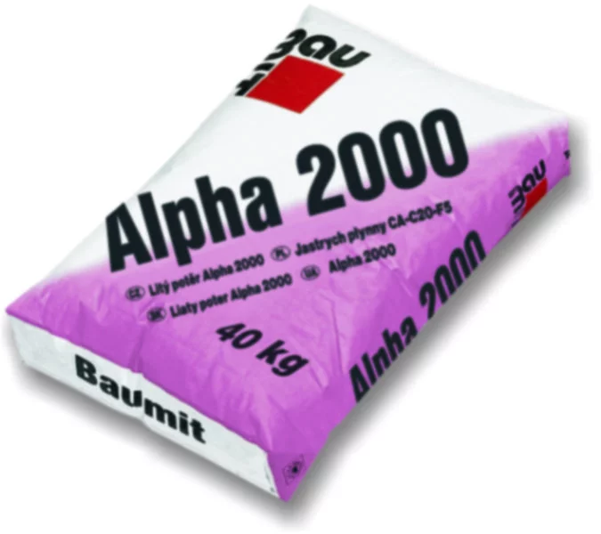 Płynny jastrych Alpha 2000 firmy Baumit – idealnie trzyma poziom - zdjęcie