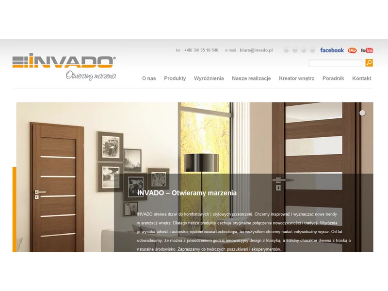 Nowa strona internetowa INVADO zdjęcie